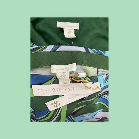 ❌SOLD❌NWT House of Harlow 1960 Top and Skirt Fringe Set Medium - Picture 8 of 16